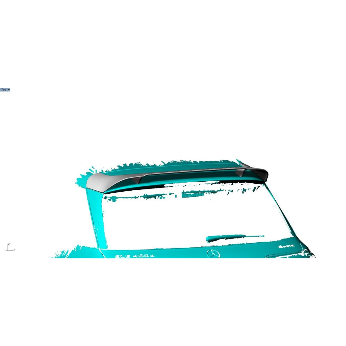 Carbon Fibre Roof Spoiler for Mercedes Benz W292 GLE SUV 20-Present - Carbon Factory