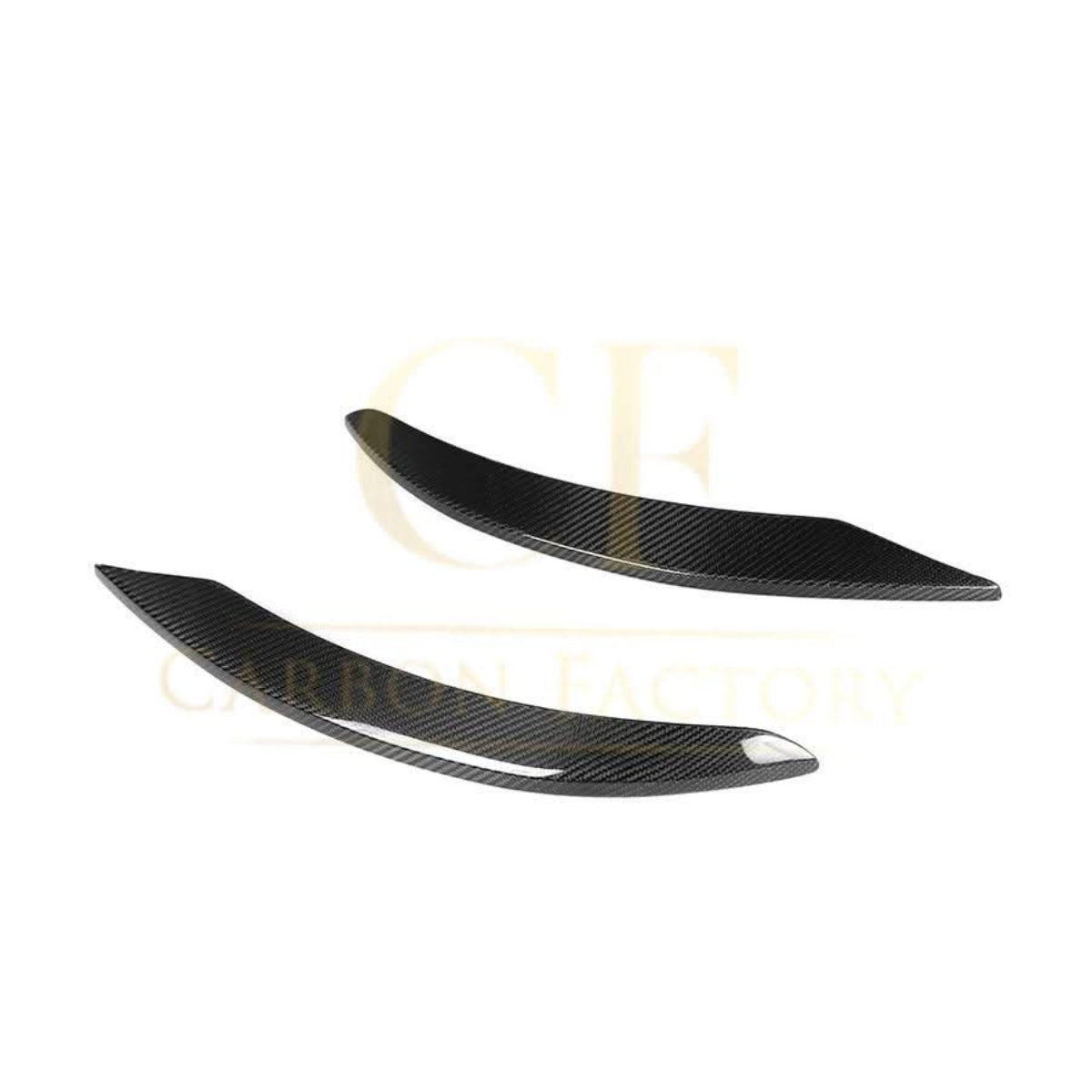 Carbon Fibre Front Side Grille Trims for Mercedes W117 CLA 13-19 - Carbon Factory