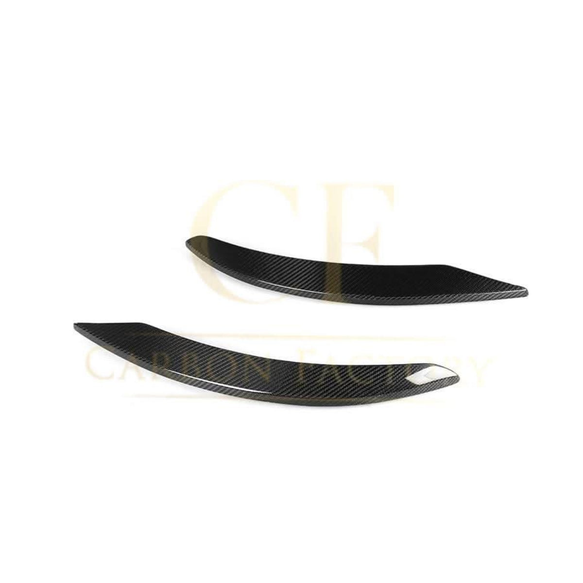 Carbon Fibre Front Side Grille Trims for Mercedes W117 CLA 13-19 - Carbon Factory