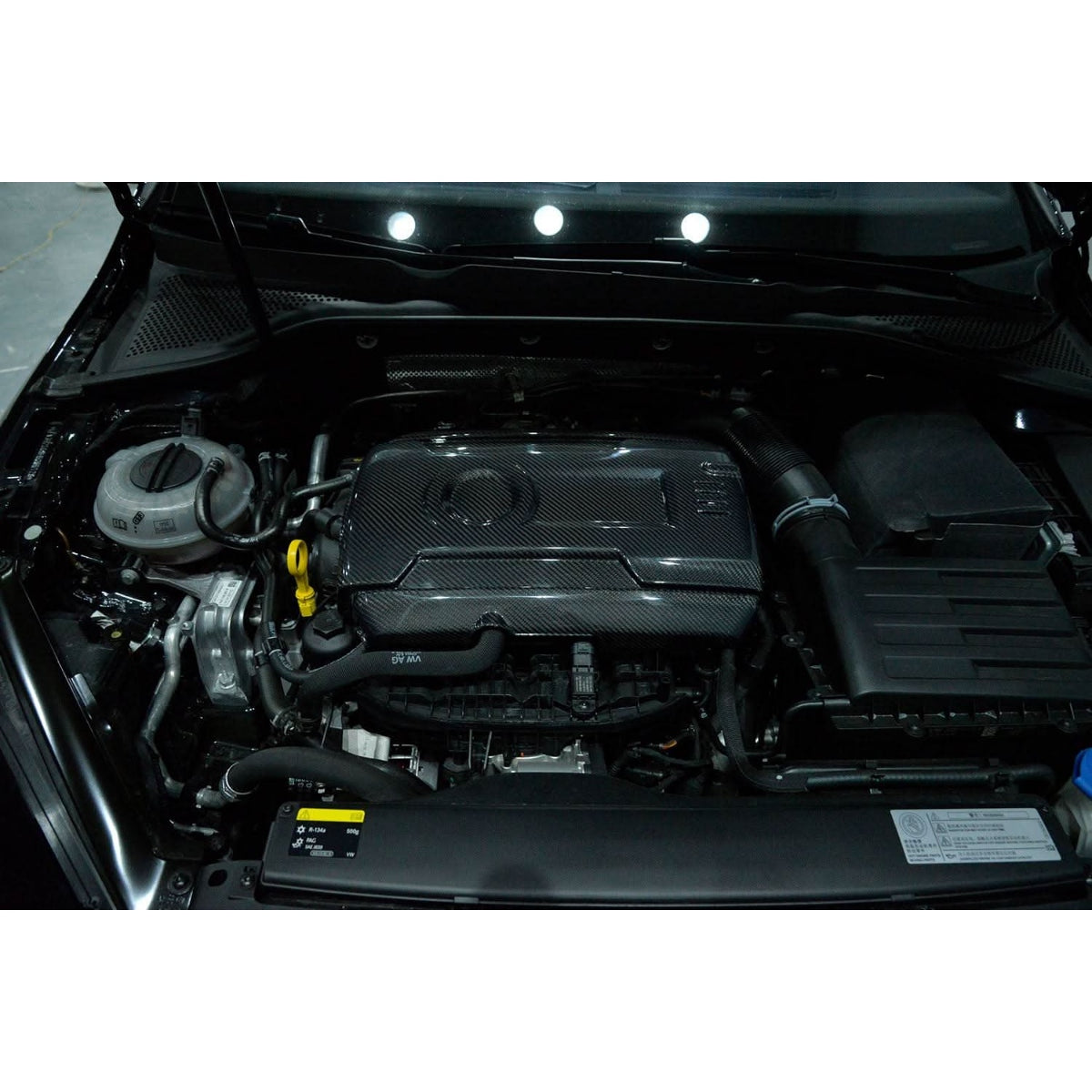 Carbon Fibre Engine Cover for VW Golf MK7 GTI & R 14-17 - Carbon Factory