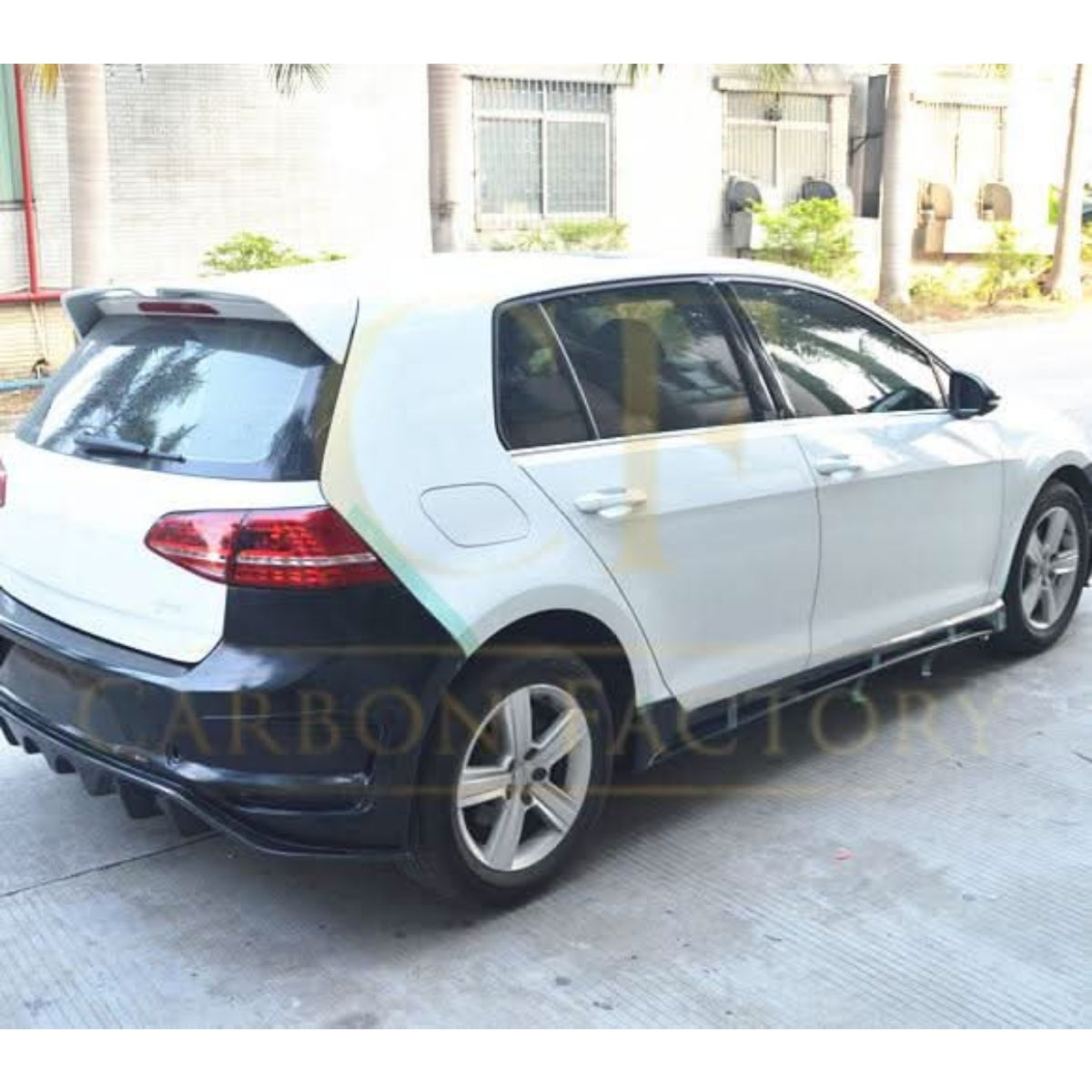 JP Style Carbon Fibre Side Skirts for VW Golf MK7 14-17 - Carbon Factory