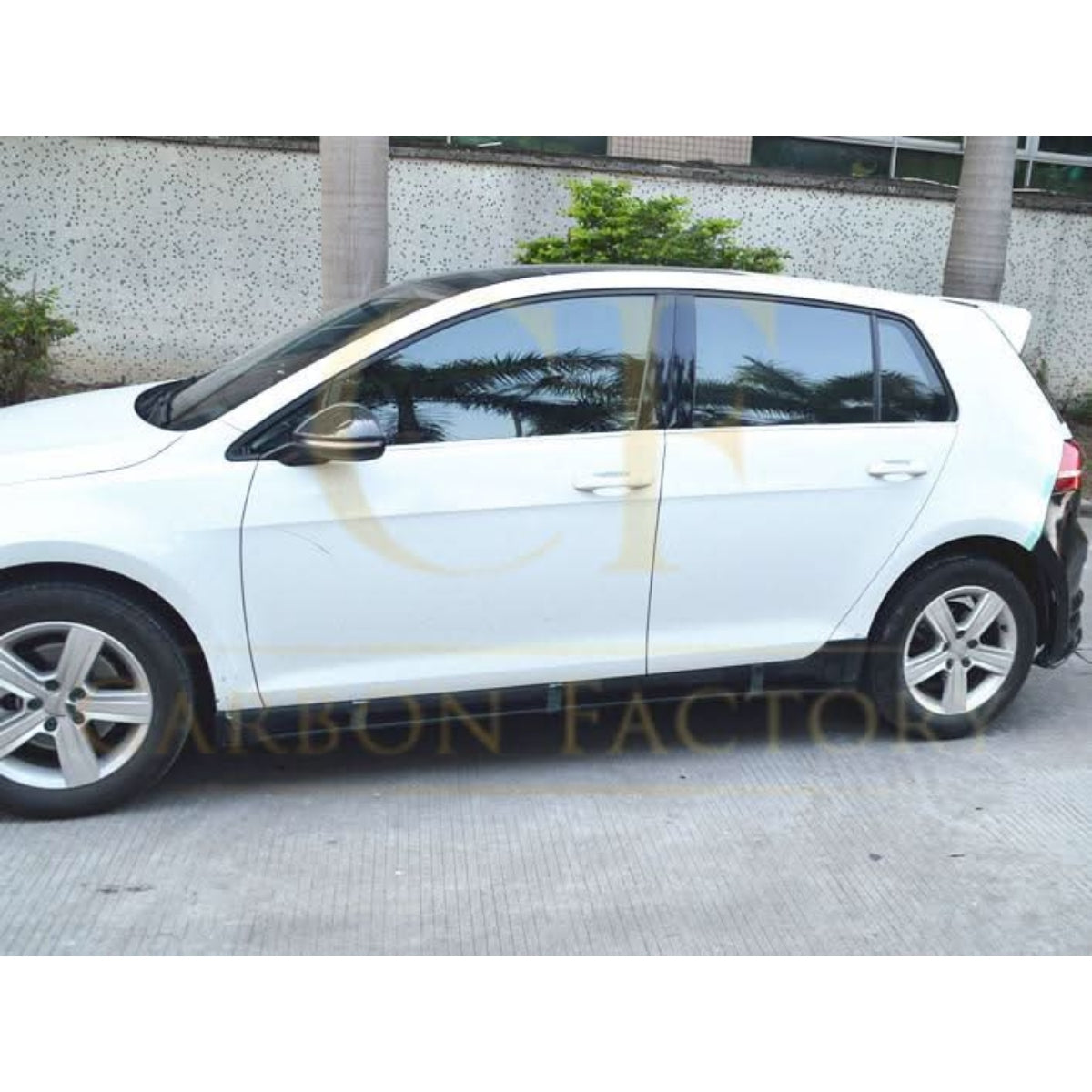 JP Style Carbon Fibre Side Skirts for VW Golf MK7 14-17 - Carbon Factory