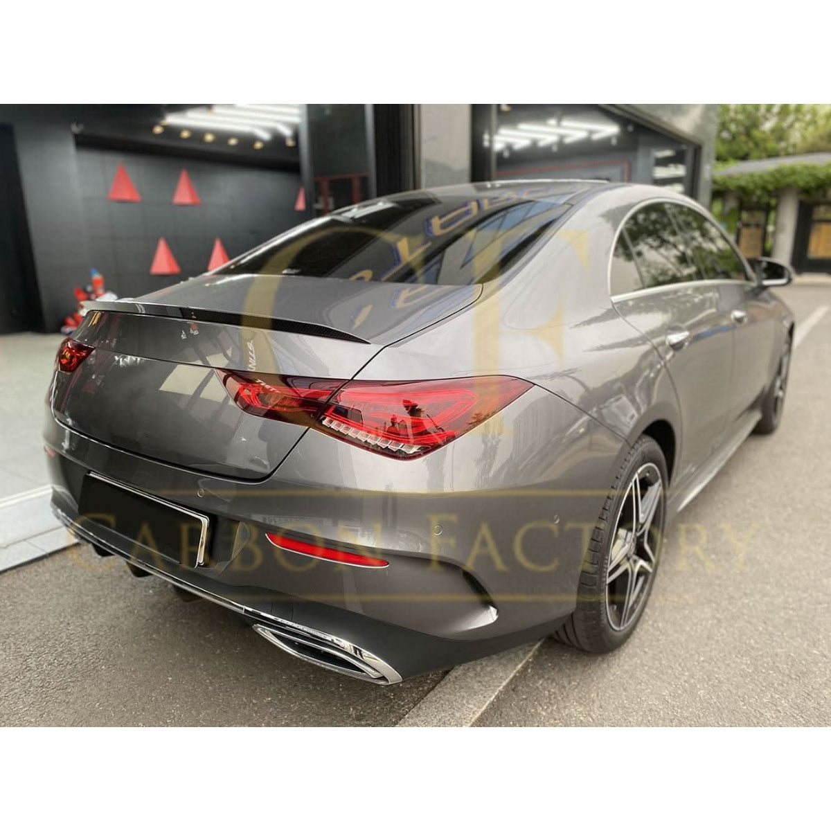 AMG Style Carbon Fibre Boot Spoiler for Mercedes Benz W118 CLA 20-Present - Carbon Factory