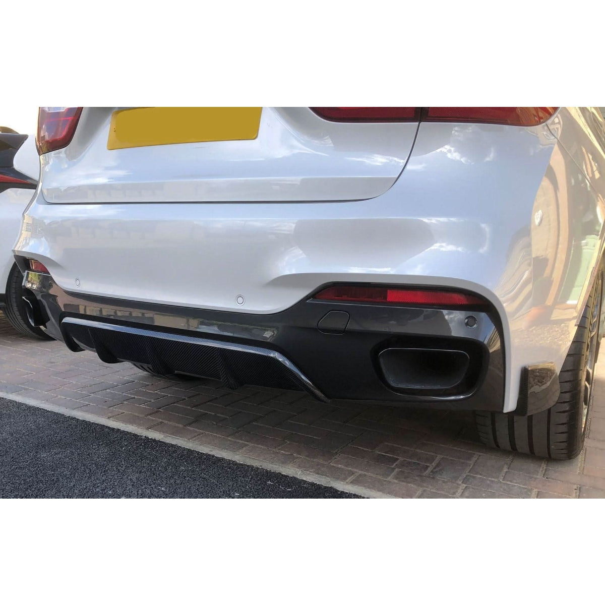 MP Style Carbon Fibre Rear Diffuser for BMW F16 X6 14-18 - Carbon Factory