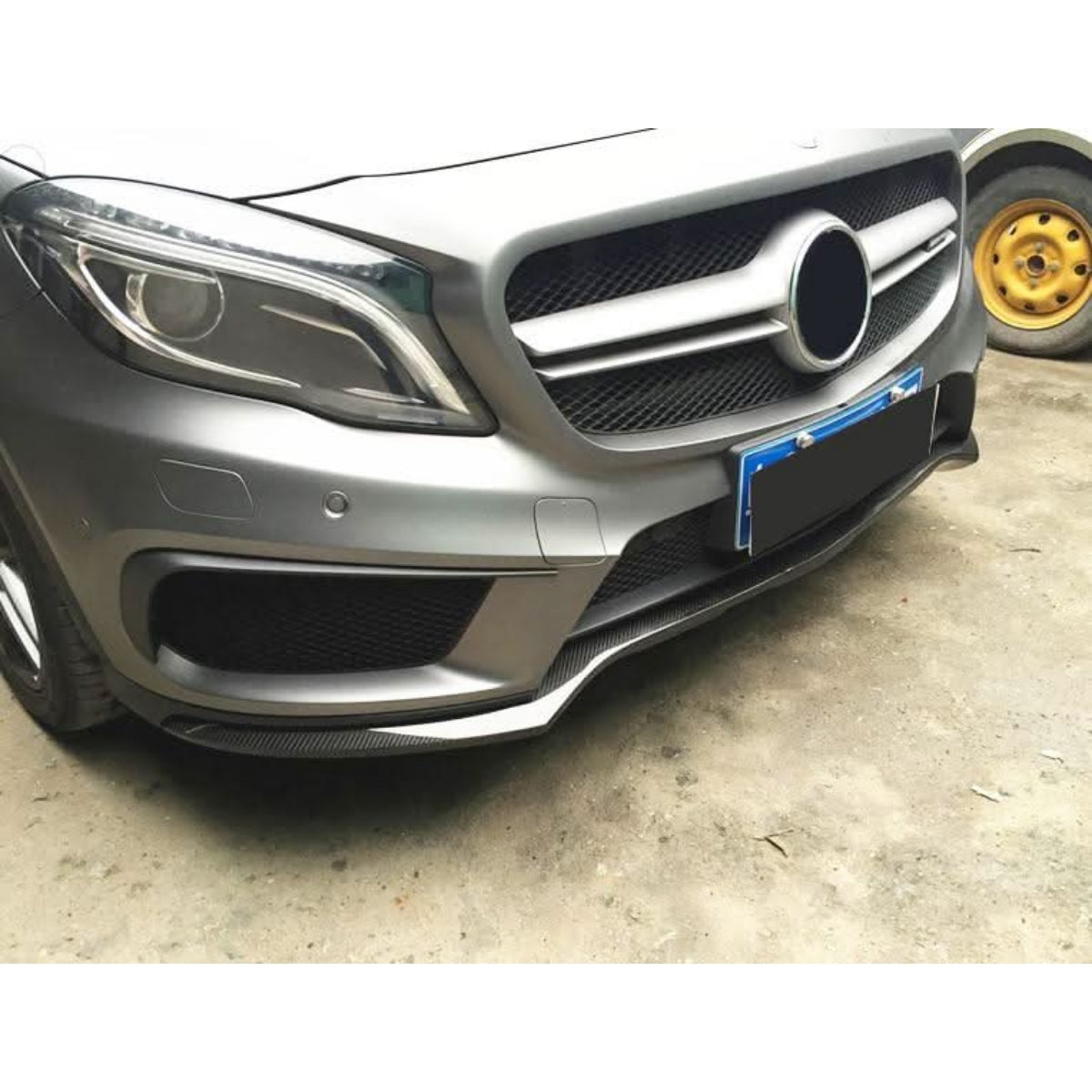 AMG Style Carbon Fibre Front Splitter for Mercedes Benz X156 GLA 13-16 - Carbon Factory