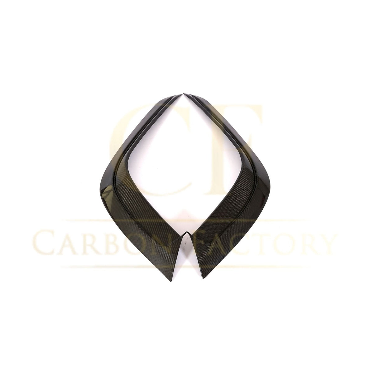 Carbon Fibre Front Bumper Trims for Mercedes Benz W292 GLE Coupe 16-19