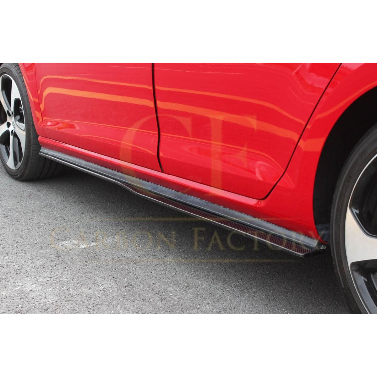 RZ Style Carbon Fibre Side Skirts for VW Golf MK7 GTI 14-17 - Carbon Factory