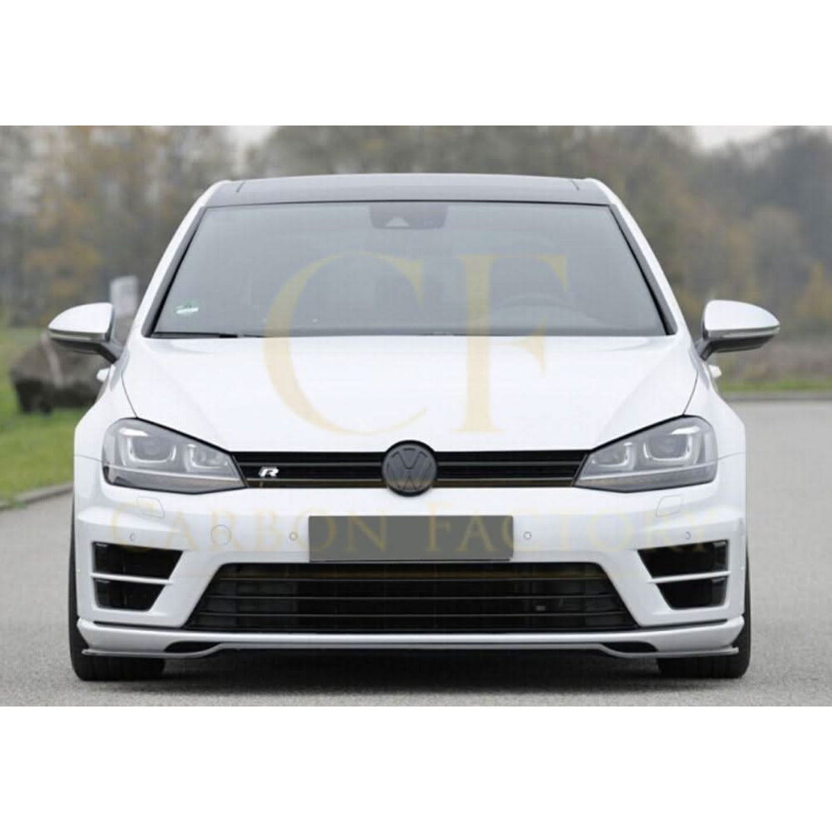 RG Style Carbon Fibre Front Splitter for VW Golf MK7 R 14-17 - Carbon Factory