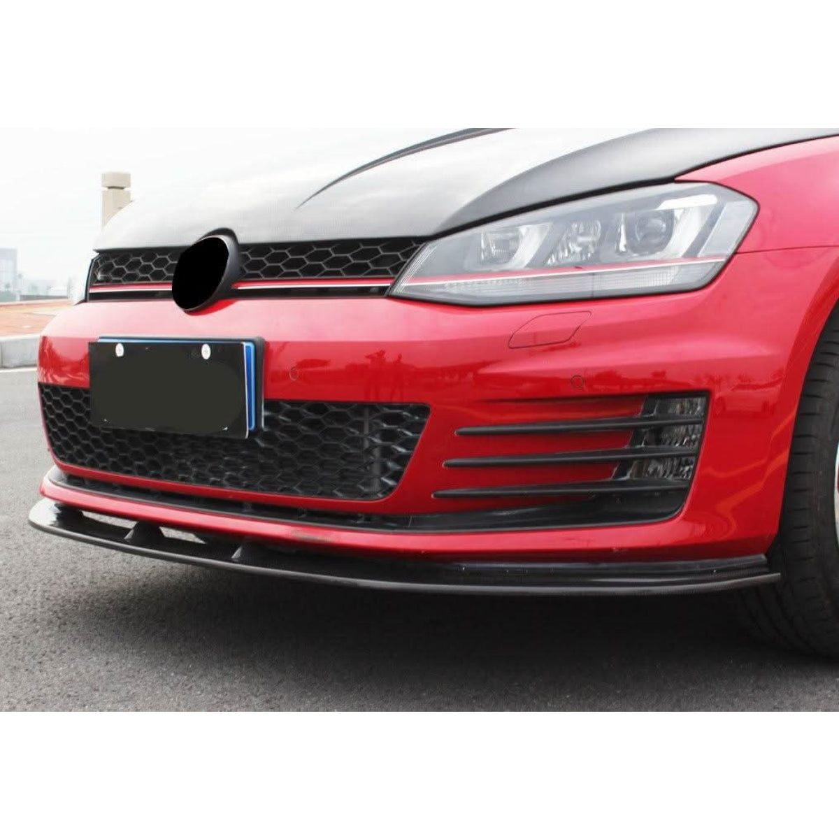 CF Style Carbon Fibre Front Splitter for VW Golf MK7 GTI 14-17 - Carbon Factory