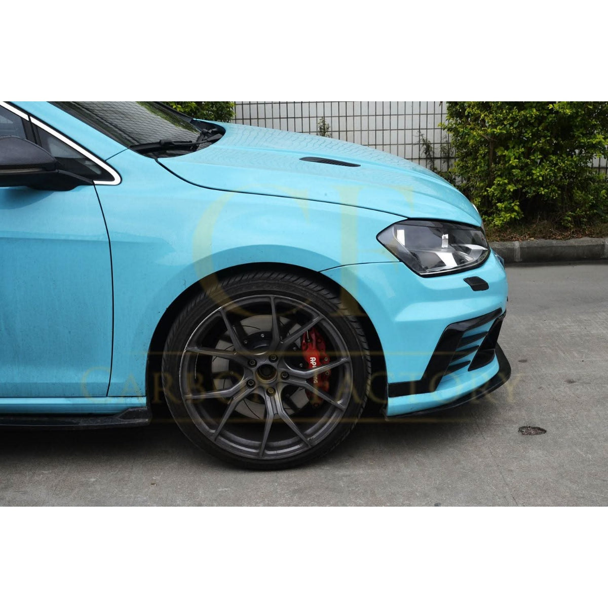 Carbon Fibre Headlight Trims for VW Golf MK7 inc GTI & R 14-17 - Carbon Factory