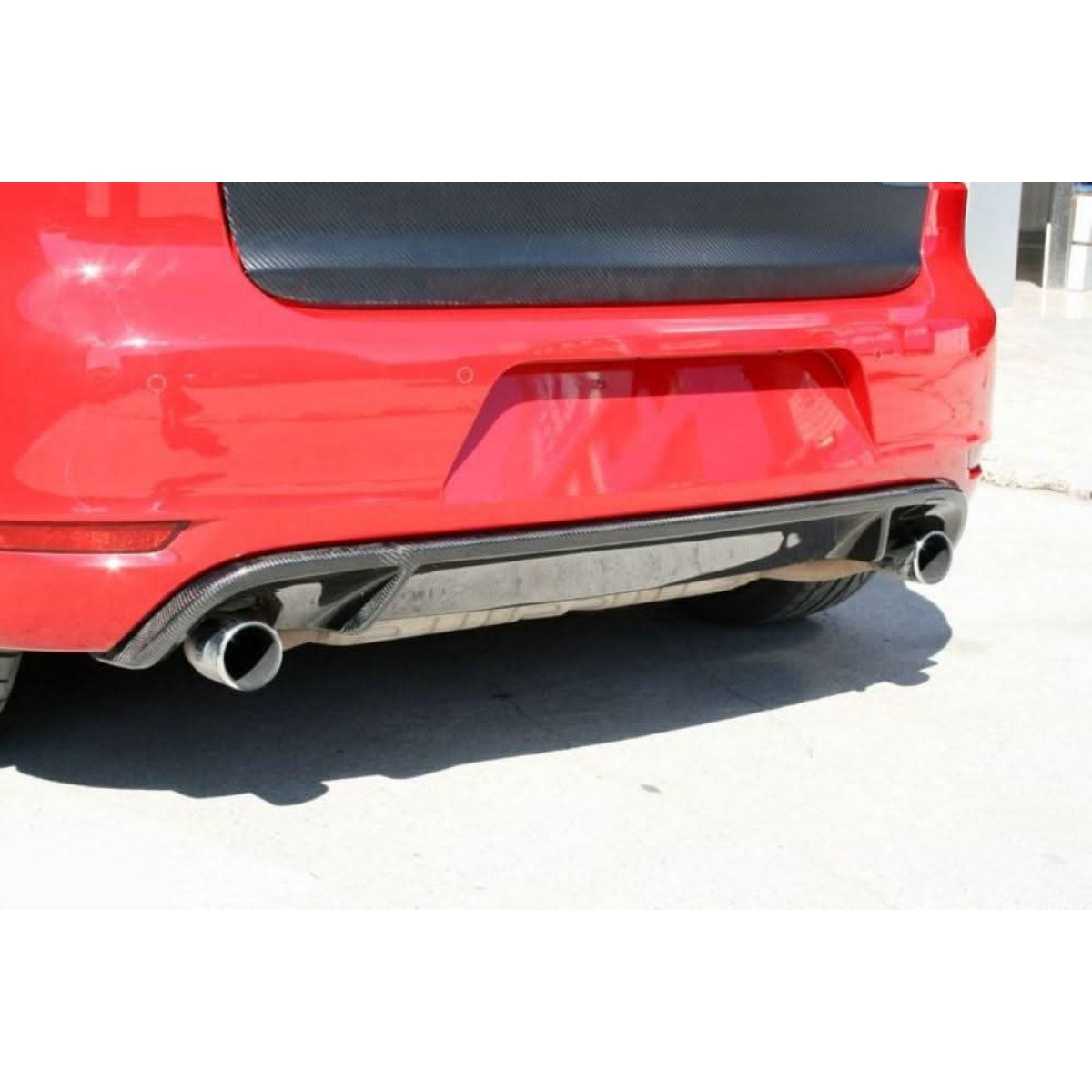OEM Style Carbon Fibre Rear Diffuser for VW Golf MK6 GTI 08-13 - Carbon Factory