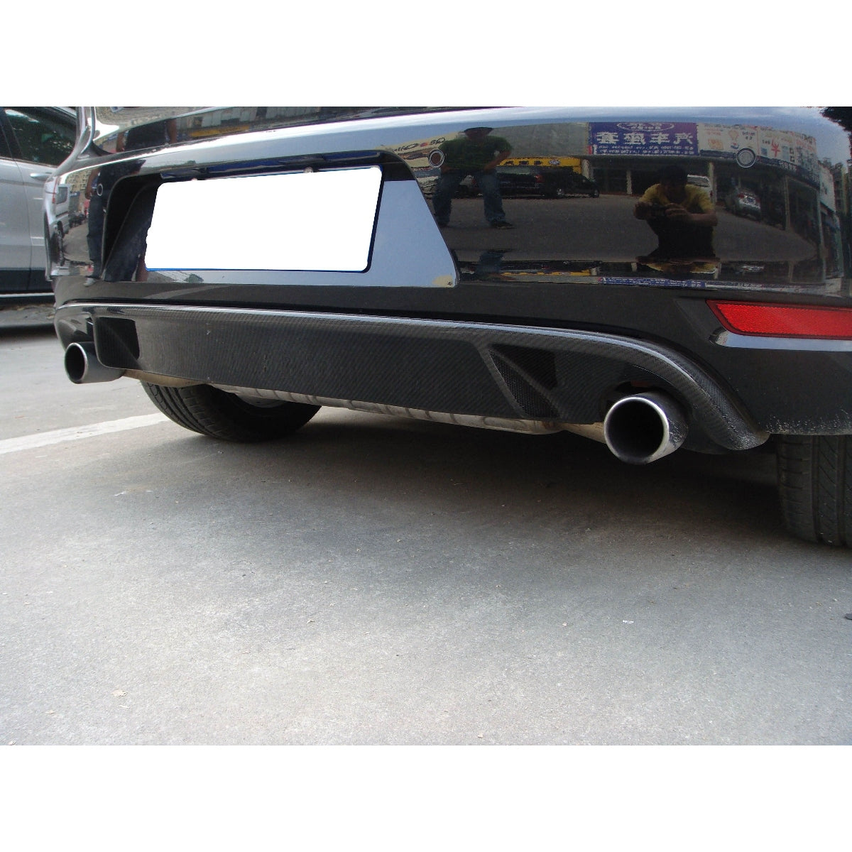 OEM Style Carbon Fibre Rear Diffuser for VW Golf MK6 GTI 08-13 - Carbon Factory