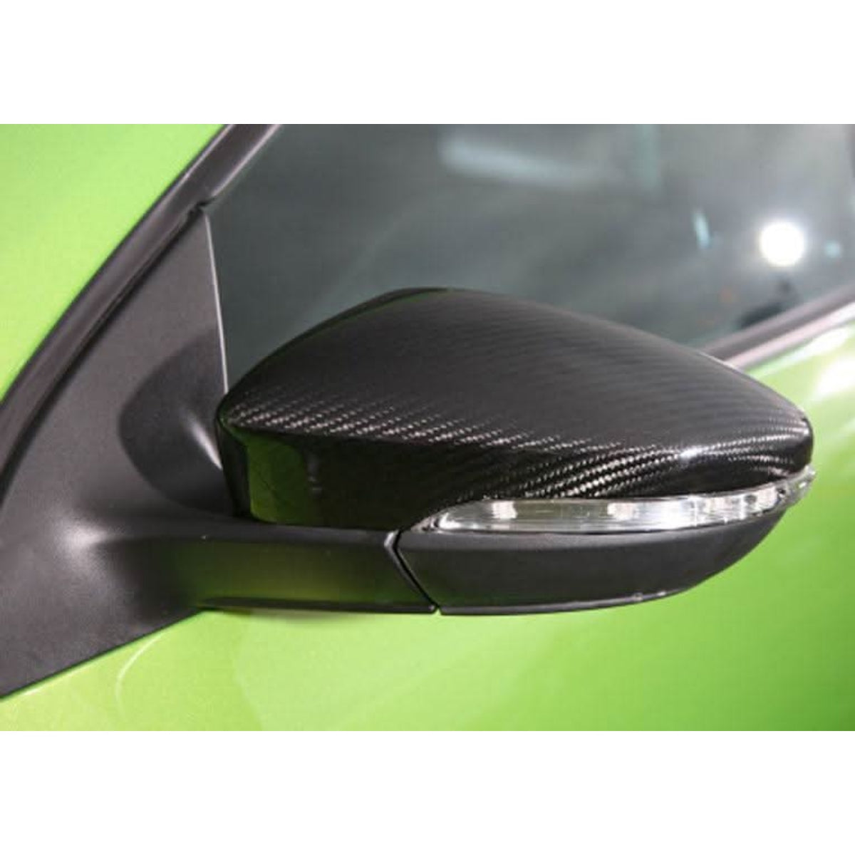 Scirocco Style Carbon Fibre Replacement Mirror Covers for VW Passat B7 10-14 - Carbon Factory