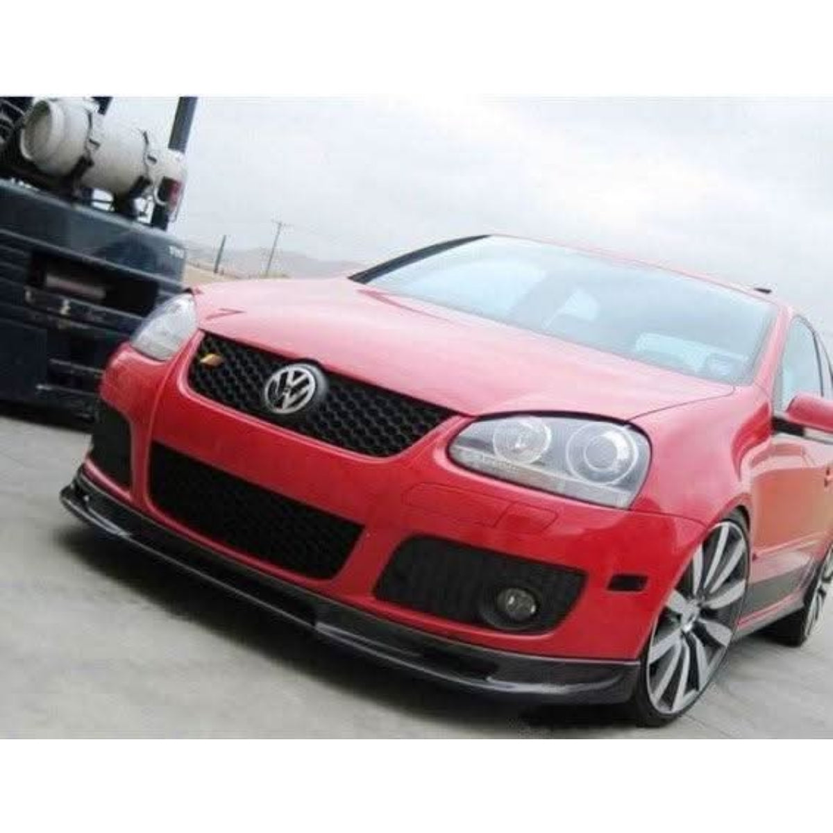V Style Carbon Fibre Front Splitter for VW Golf MK5 GTI 04-09 - Carbon Factory