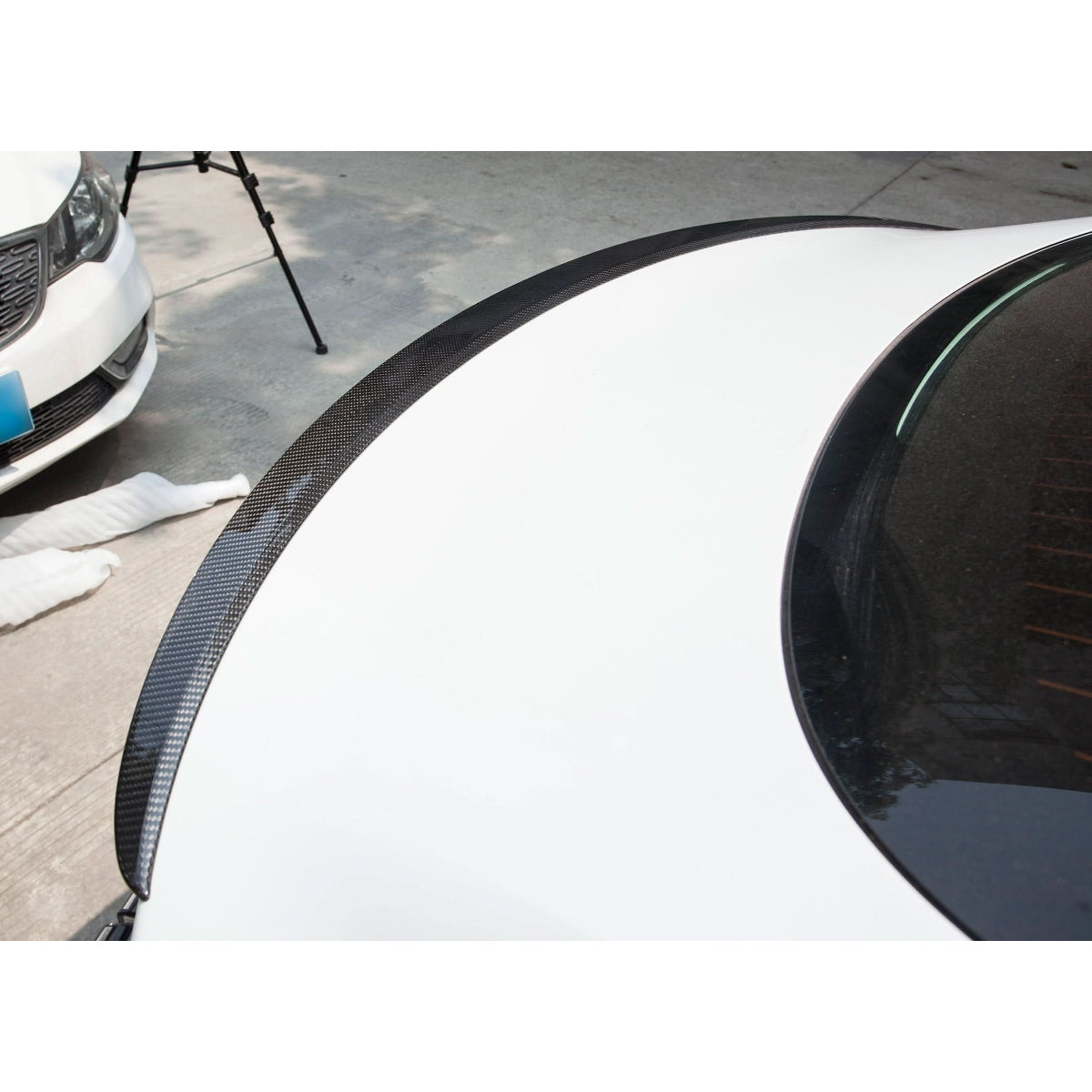 OEM Style Pre-Preg Carbon Fibre Boot Spoiler for Tesla Model 3 16-23 - Carbon Factory