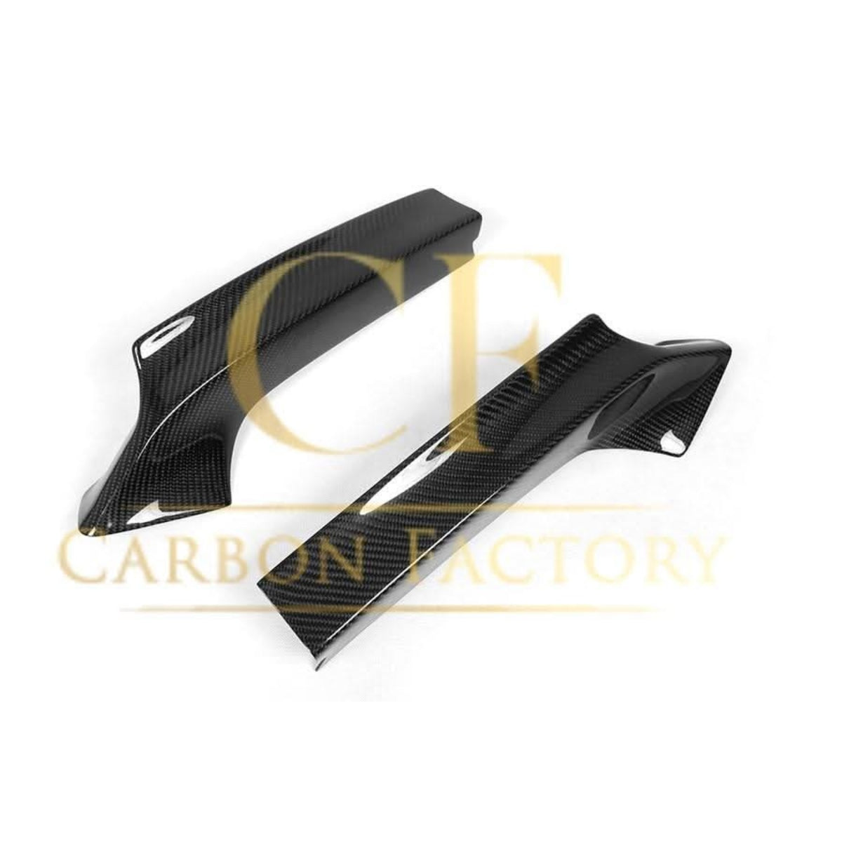 Carbon Fibre Front Splitter Covers for BMW F22 2 Series M Sport 14-21 - Carbon Factory