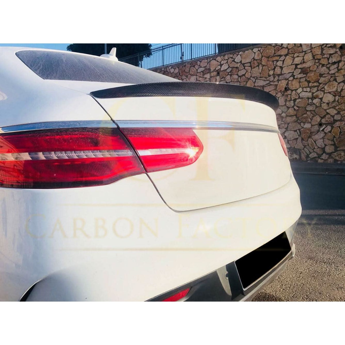 AMG Style Carbon Fibre Boot Spoiler for Mercedes Benz W292 GLE Coupe 16-19 - Carbon Factory