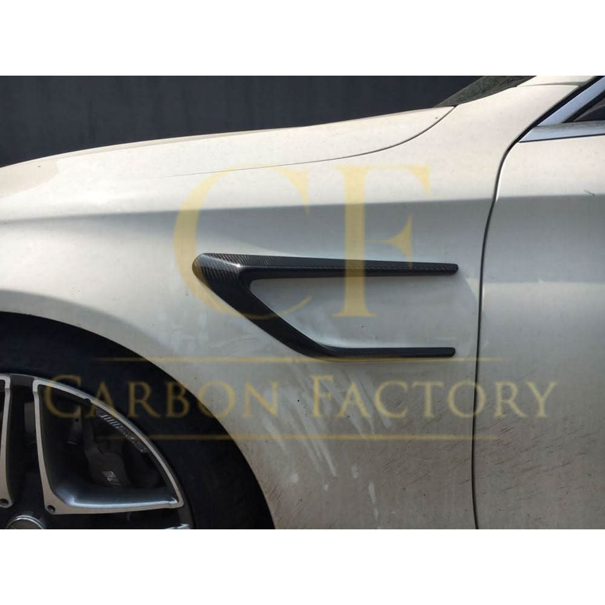 Carbon Fibre Side Fender Trims for Mercedes W205 C Class C63 15-18 - Carbon Factory
