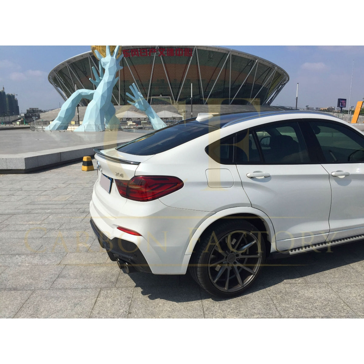 3D Style Carbon Fibre Boot Spoiler for BMW F26 X4 14-17 - Carbon Factory