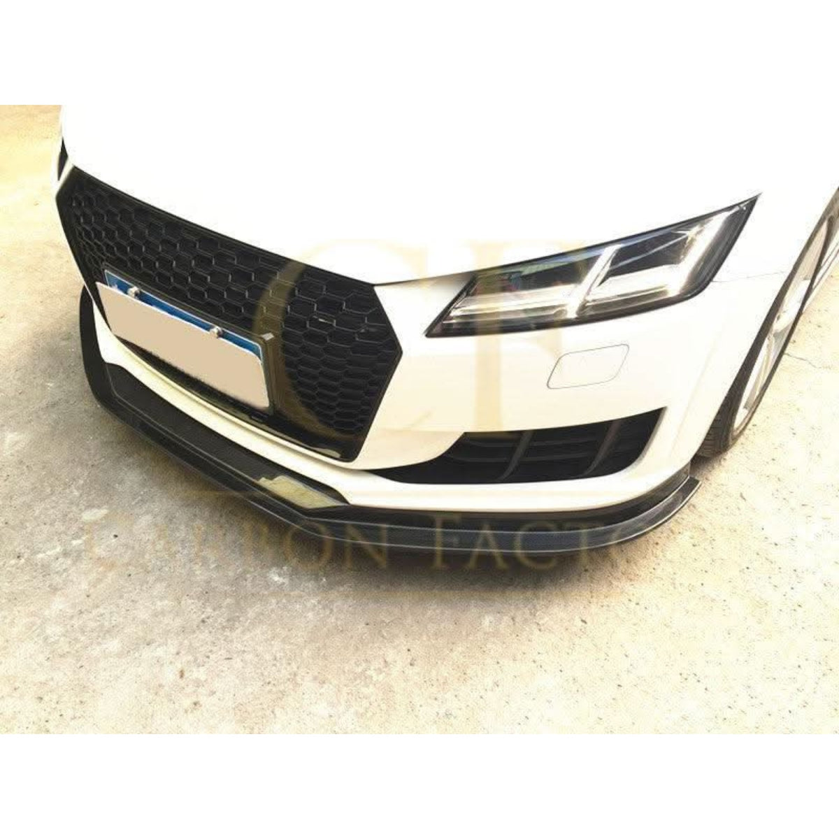 CF Style Carbon Fibre Front Splitter for Audi 8S TT MK3 15-18 - Carbon Factory
