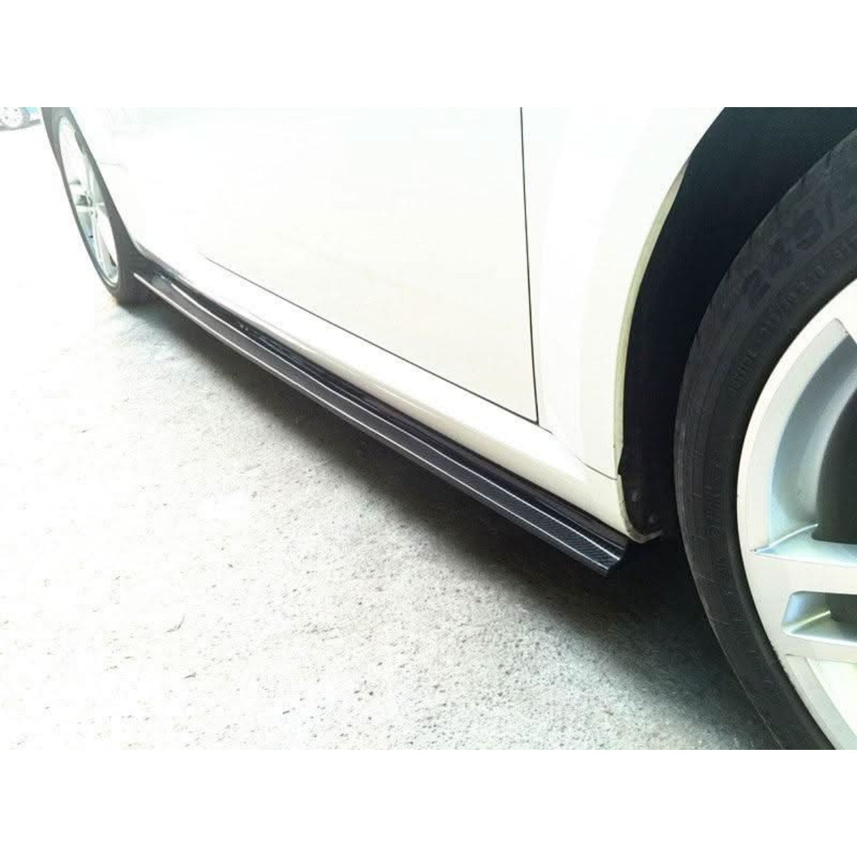 V Style Carbon Fibre Side Skirts for Audi 8S TT MK3 15-18 - Carbon Factory
