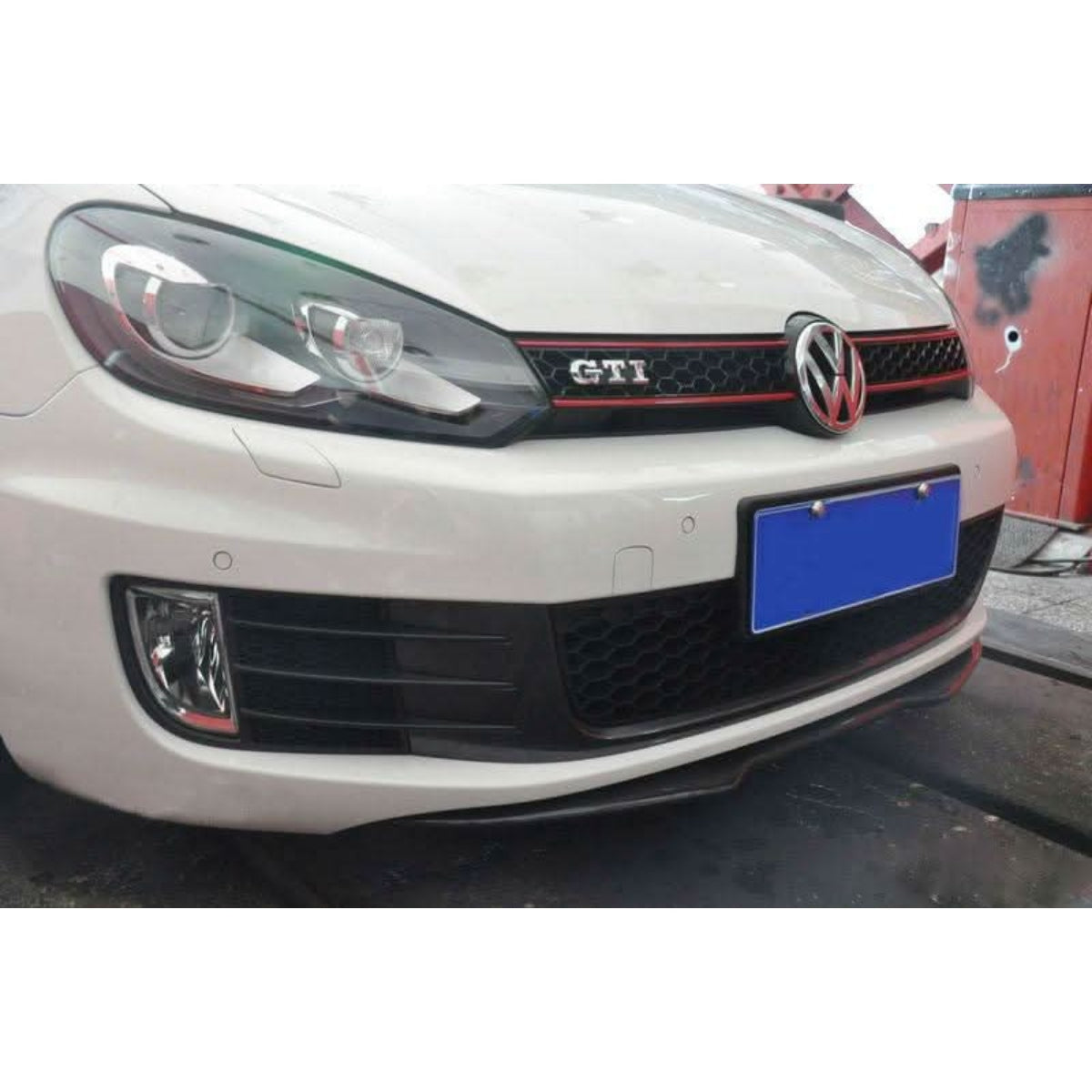 H1 Style Carbon Fibre Front Splitter for VW Golf MK6 GTI 08-13 - Carbon Factory