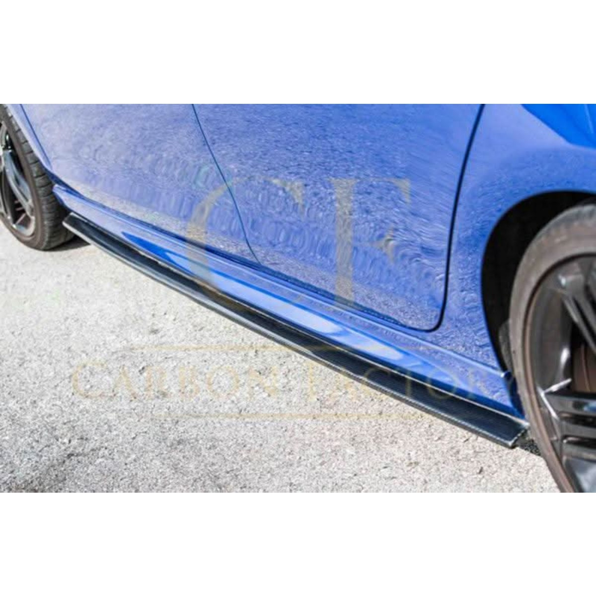 EXO Style Carbon Fibre Side Skirts for VW Golf MK6 R20 08-13 - Carbon Factory