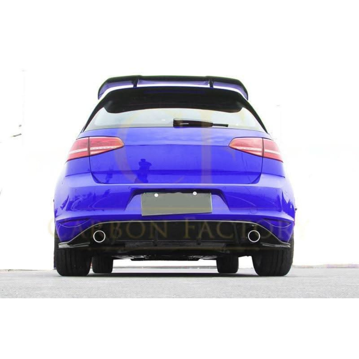 JP Style Carbon Fibre Rear Diffuser for VW Golf MK7 GTI GTD 14-17 - Carbon Factory