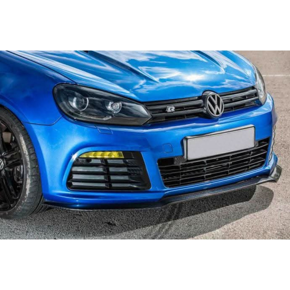 EXO Style Carbon Fibre Front Splitter for VW Golf MK6 R20 08-13 - Carbon Factory