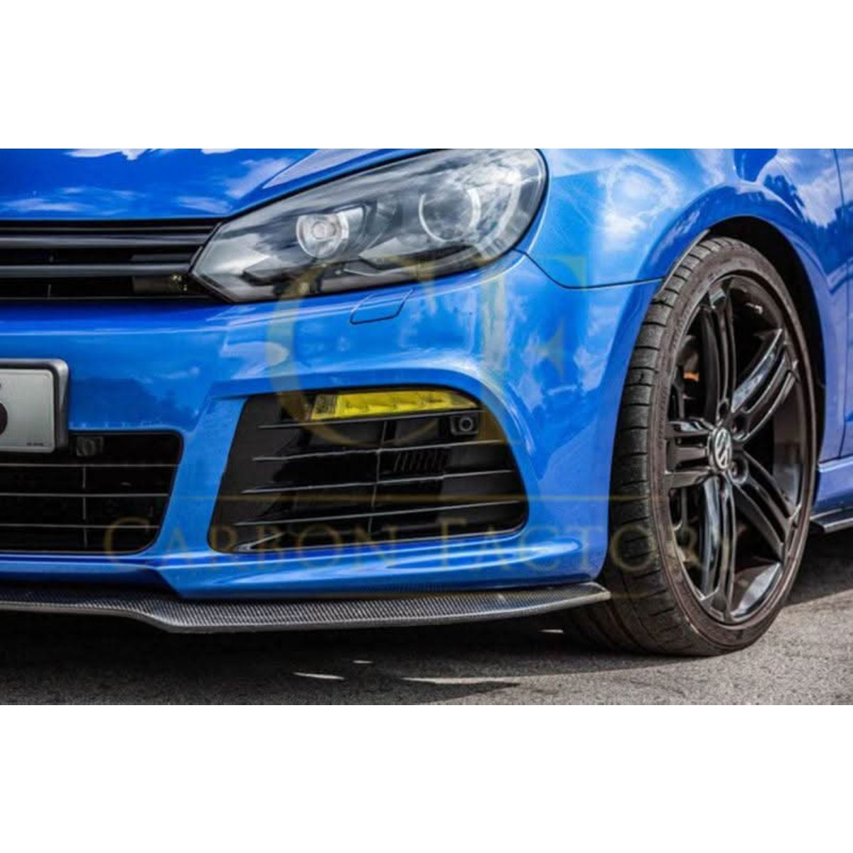 EXO Style Carbon Fibre Front Splitter for VW Golf MK6 R20 08-13 - Carbon Factory