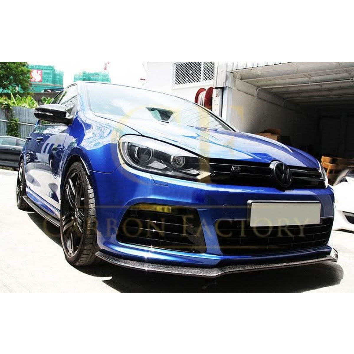 EXO Style Carbon Fibre Front Splitter for VW Golf MK6 R20 08-13 - Carbon Factory