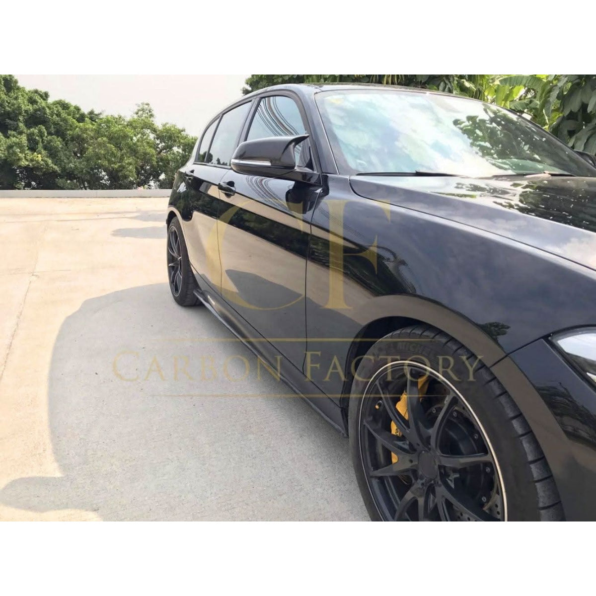 Carbon Fibre Side Skirts for BMW F20 1 Series M Sport 2 Door 15-19 - Carbon Factory