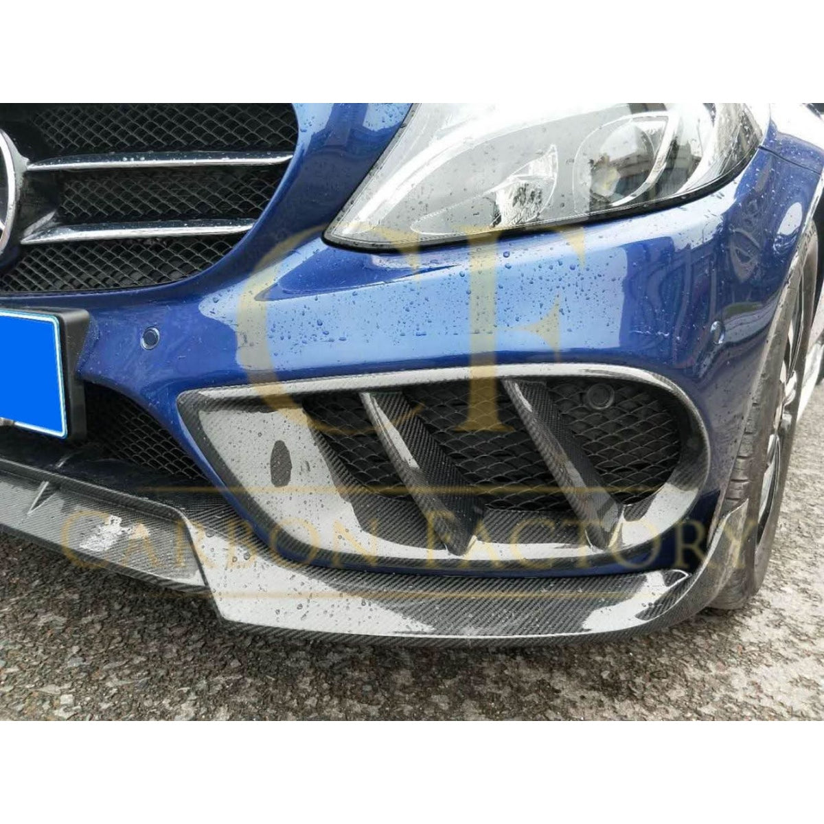 Carbon Fibre Air Trim Covers for Mercedes W205 C Class inc C63 15-18 - Carbon Factory