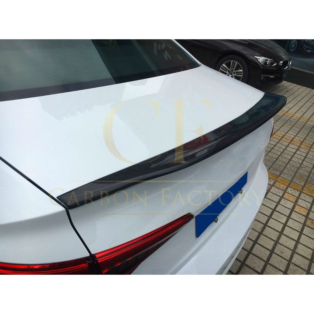 C Style Carbon Fibre Boot Spoiler for Audi A4 S4 B9 16-22 - Carbon Factory