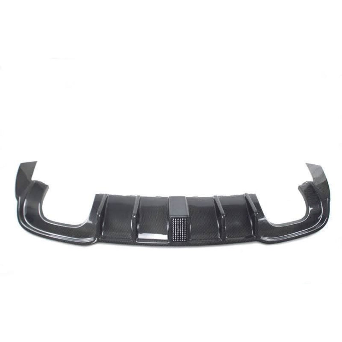 LED Carbon Fibre Rear Diffuser for Audi A3 S Line Saloon S3 17-19 - Carbon Factory