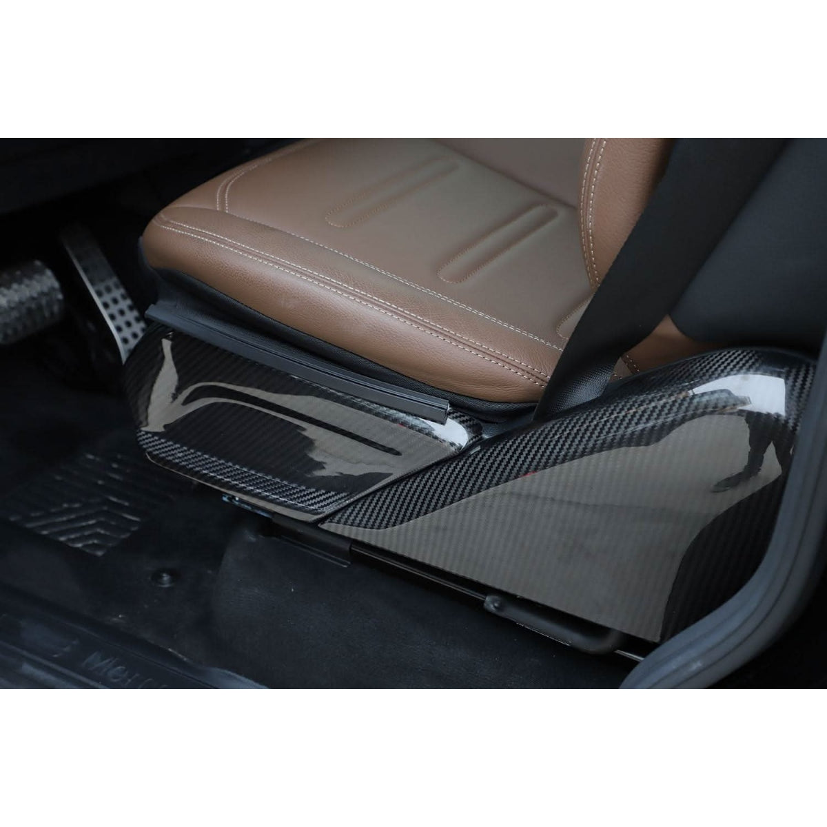 Pre-Preg Carbon Fibre Seat Trim Covers for Mercedes W464 G Class G Wagon 19-Present - Carbon Factory