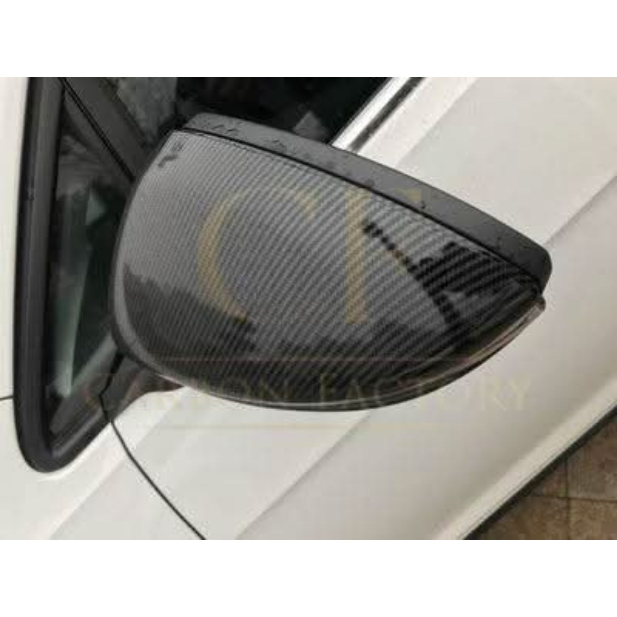 OEM Style Carbon Fibre Replacement Mirror Covers for VW Golf MK7 MK7.5 inc GTI & R 14-20 - Carbon Factory