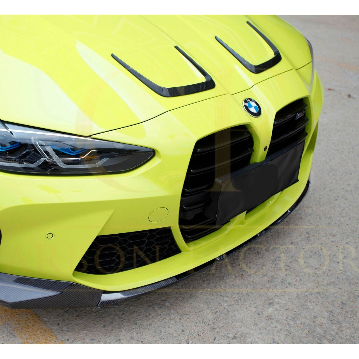 Pre-Preg Carbon Fibre Bonnet Hood Trims for BMW G80 M3 G82 G83 M4 21-Present - Carbon Factory
