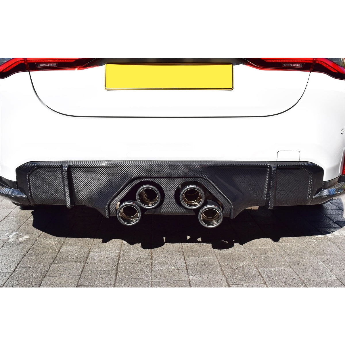 V Style Dry Carbon Fibre Rear Diffuser for BMW G80 M3 G82 G83 M4 21-Present - Carbon Factory