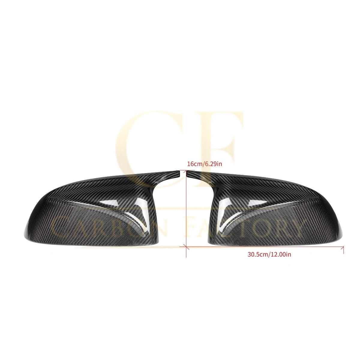 CF Style Pre-Preg Carbon Fibre Replacement Mirror Covers for BMW G01 X3 G08 IX3 19-25 - Carbon Factory