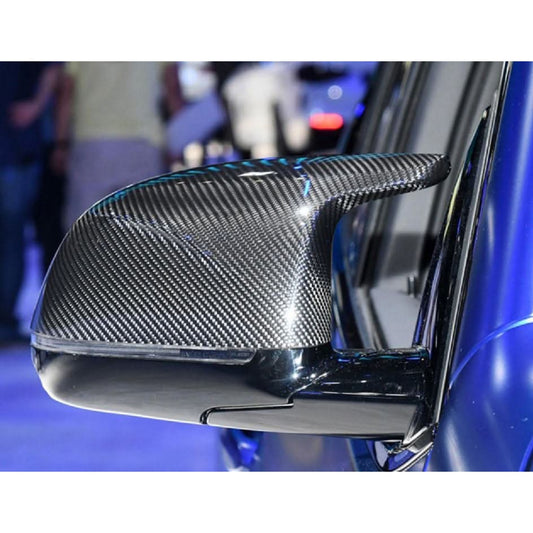 Carbon Factory MP Style Pre-Preg Carbon Fibre Replacement Mirror Covers for BMW G01 M40 F97 X3M F98 X4M F95 X5M F96 X6M 18-25 - Carbon Factory