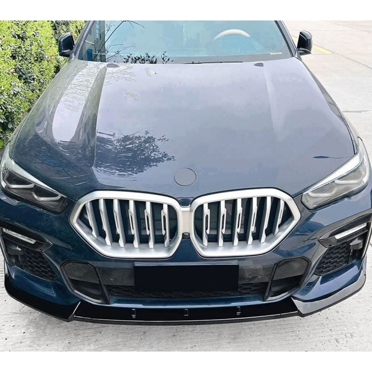 MP Style Gloss Black Front Splitter for BMW G06 X6 Pre-LCI 19-22 - Carbon Factory