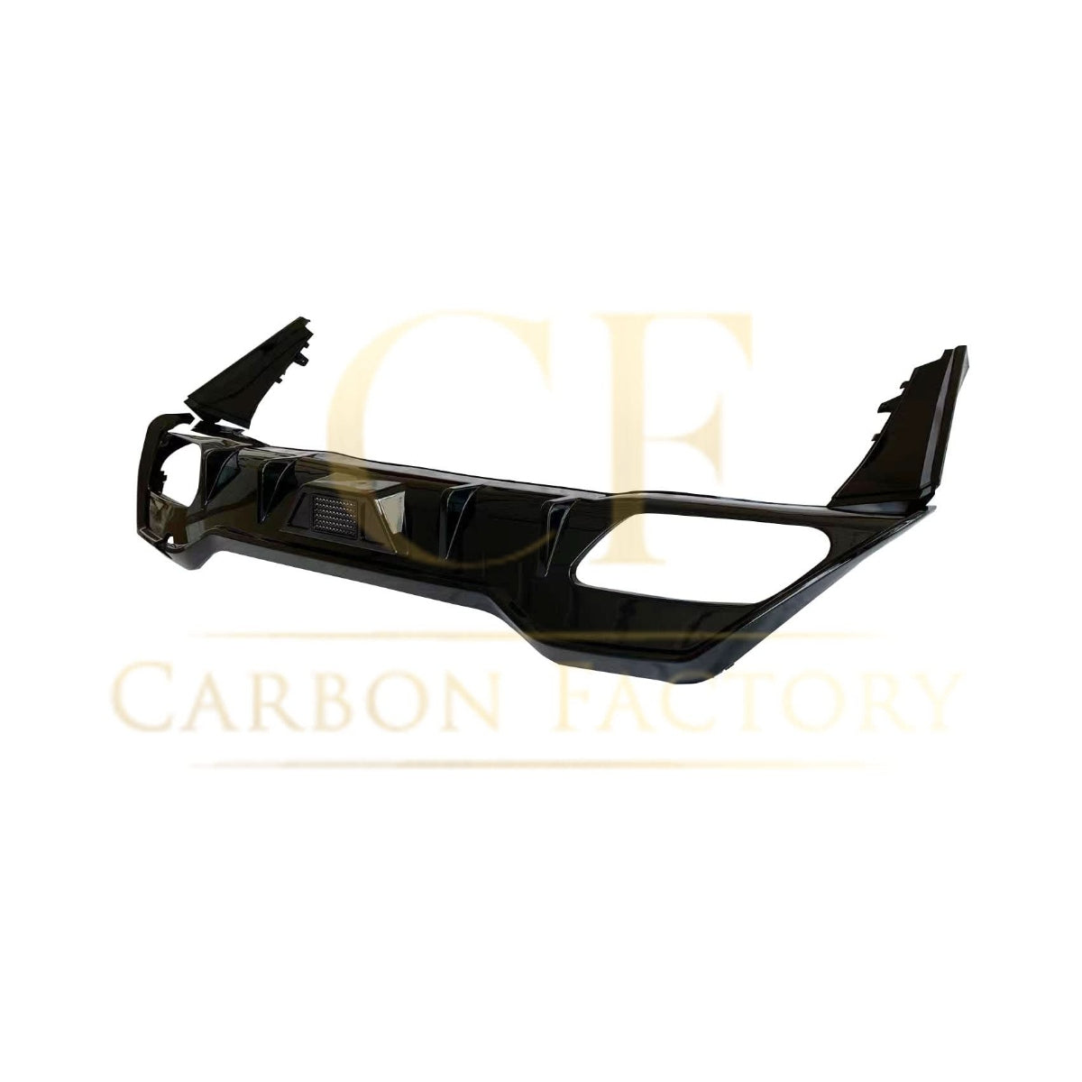 LED Style Gloss Black Rear Diffuser for BMW G16 8 Series Gran Coupe 19-Present - Carbon Factory
