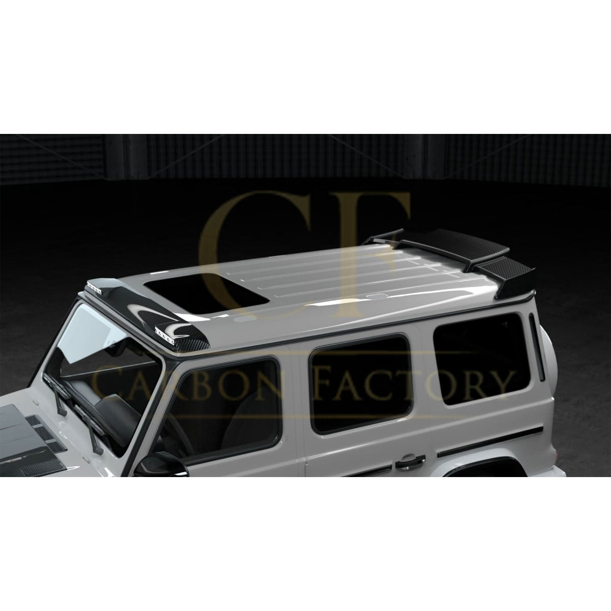 AMG Style Pre-Preg Carbon Fibre Roof Spoiler for Mercedes W464 G Class G Wagon 19-Present - Carbon Factory