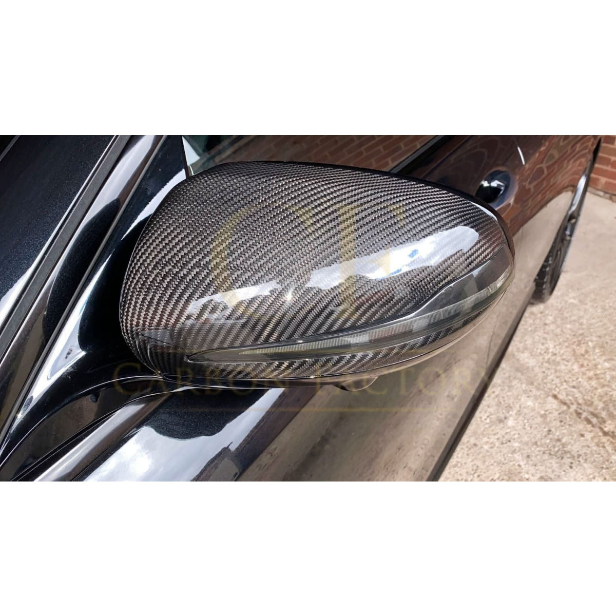 Mercedes Benz W205 W213 W253 W222 Pre-preg Carbon Fibre Replacement Mirror Covers by Carbon Factory - Carbon Factory