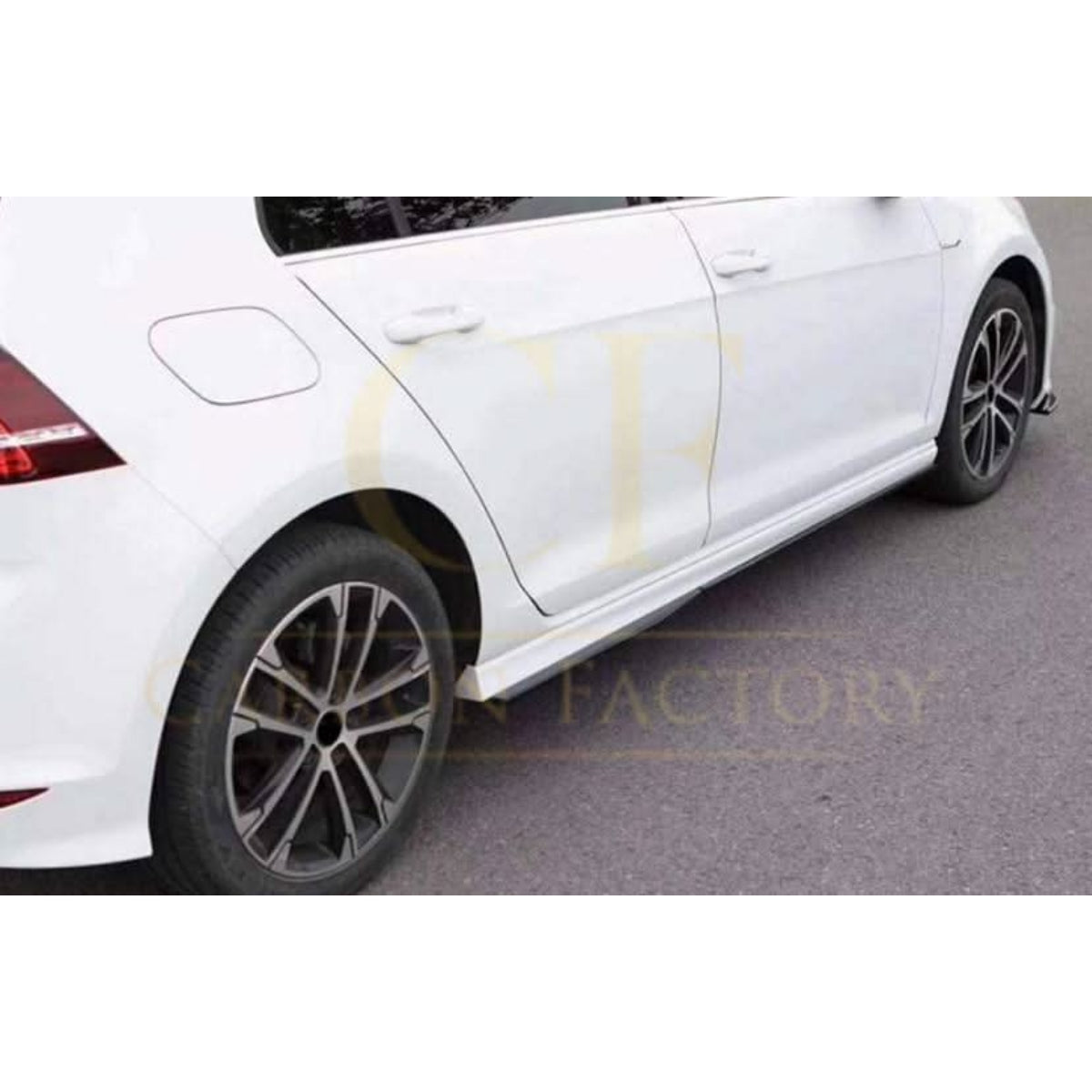 Carbon Fibre Side Skirts Trims for VW Golf MK7 MK7.5 inc GTI & R 14-20 - Carbon Factory