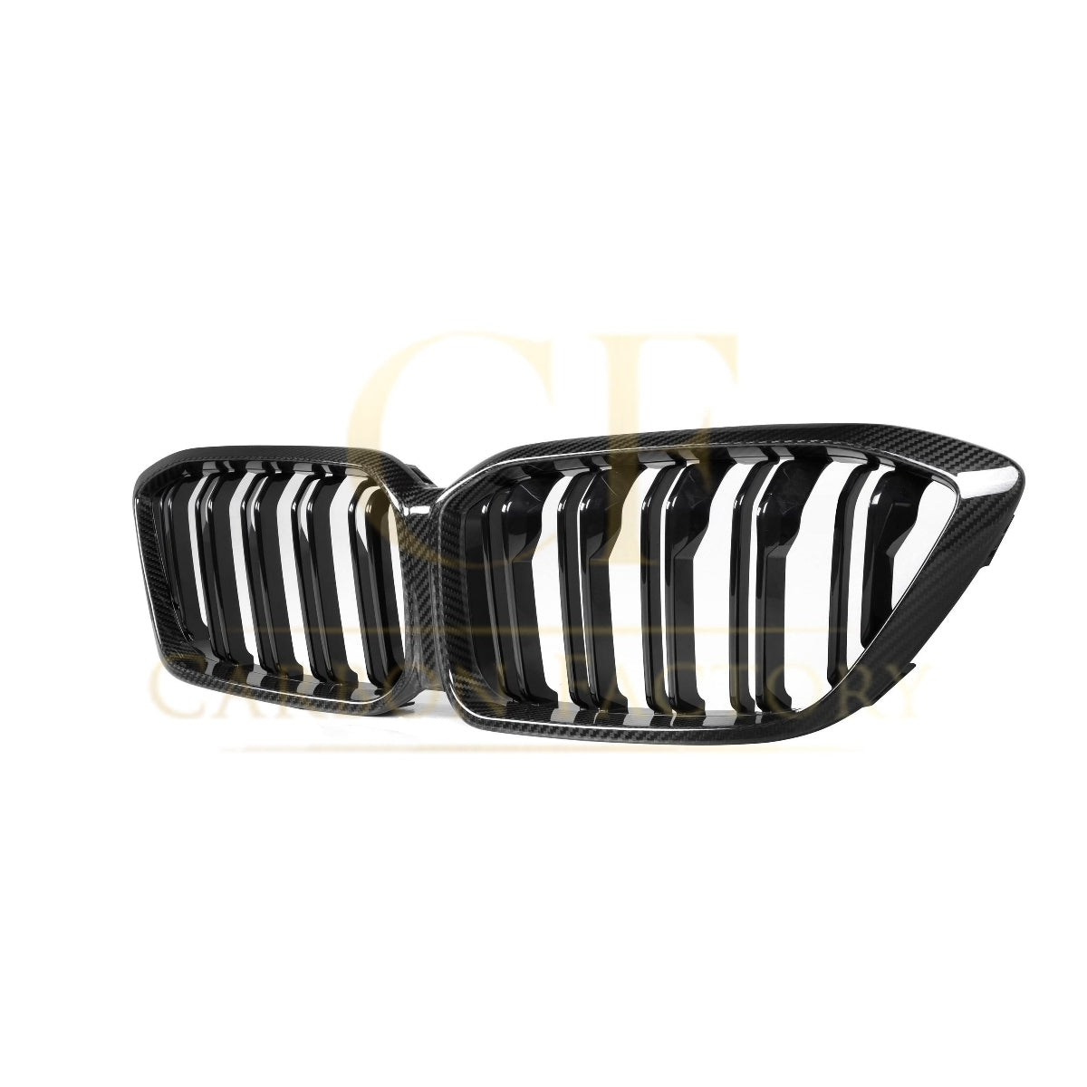 Double Slat Pre-preg Carbon Fibre Front Grille for BMW F87 M2C LCI Competition 13-20 - Carbon Factory