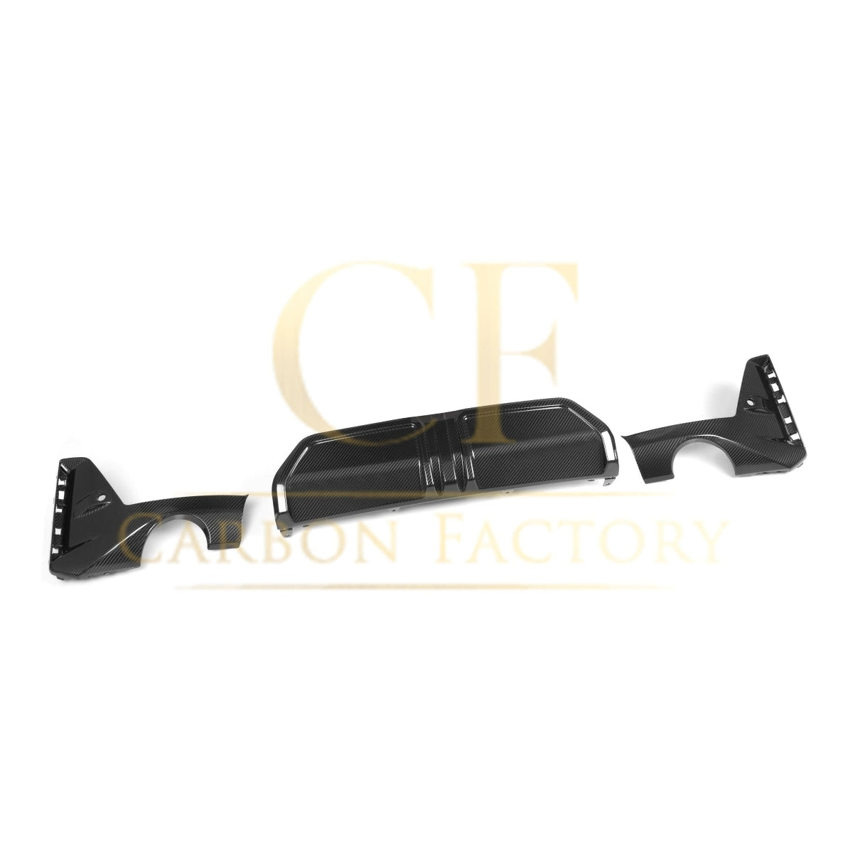 MP Style Carbon Fibre Rear Diffuser for BMW G20 G28 3 Series LCI M Sport 22-25 - Carbon Factory