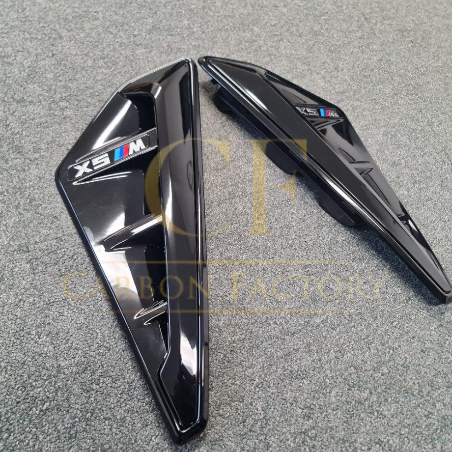 BMW G05 X5 Gloss Black Side Vent Fender Trims 19-Present-Carbon Factory