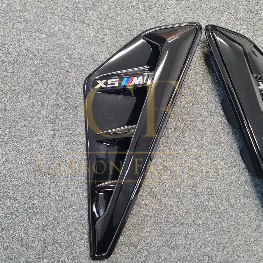 BMW G05 X5 Gloss Black Side Vent Fender Trims 19-Present-Carbon Factory